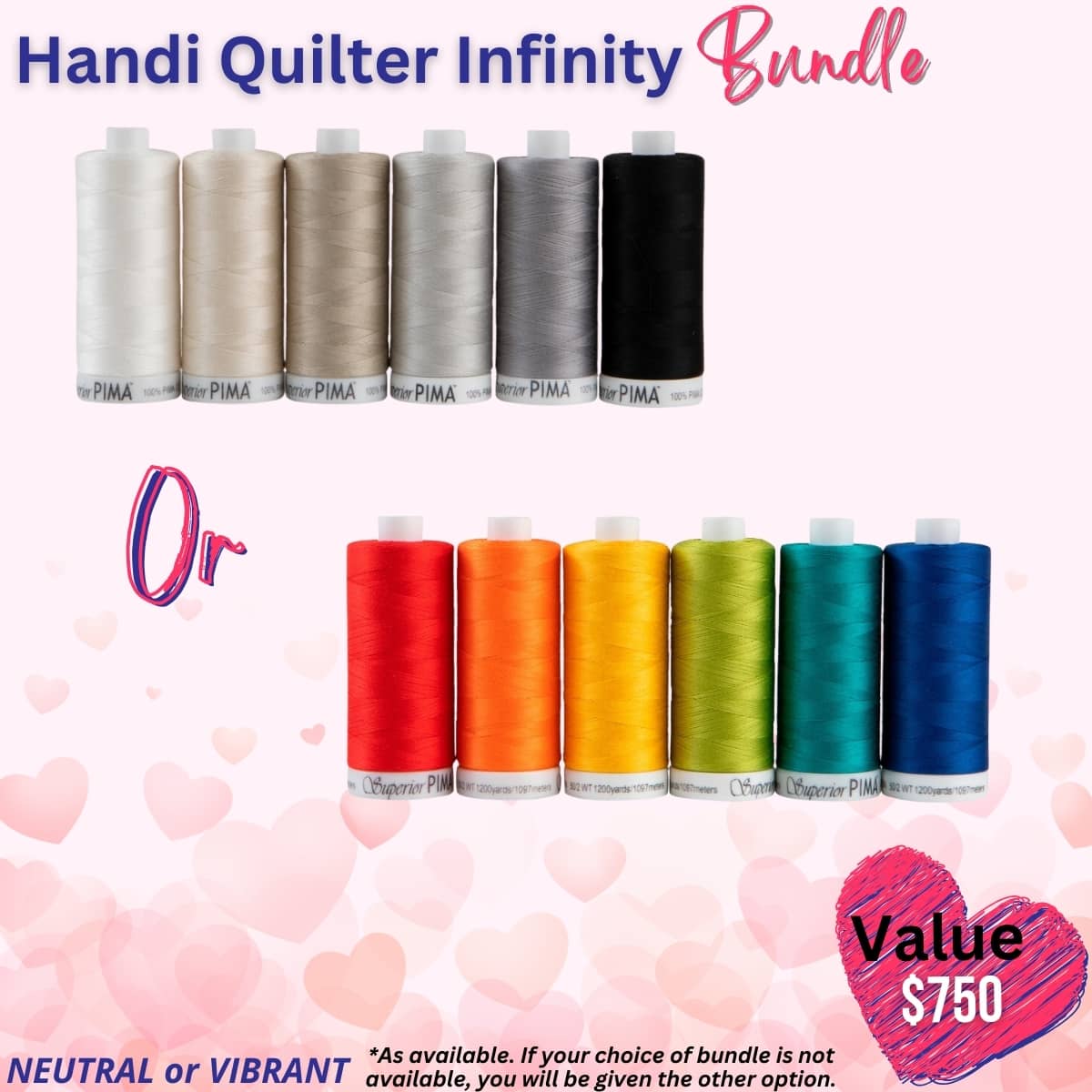 Handi Quilter Infinity bundle for February 2024