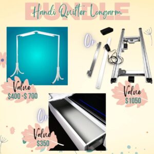 Handi Quilter Longarm Bundle for April