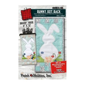 PatchAbilities Bunny Got Back machine embroidery designs main product image