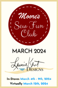 Home page banner for March 2024 Sew Fun Club