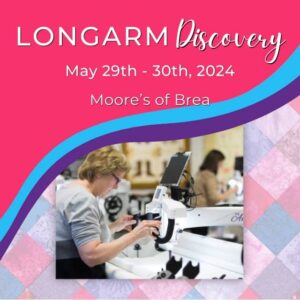 Longarm Discovery Hands on event May 29 sign Up Card