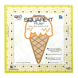 Quilters Select Square It Ruler 8.5" packaging image