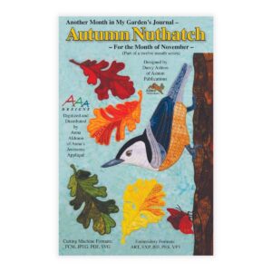 Anna’s Awesome Appliqué Autumn Nuthatch main product image