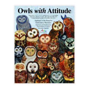 Anna’s Awesome Appliqué Owls with Attitude main product image