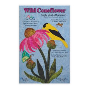 Anna’s Awesome Appliqué Wild Coneflower main product image