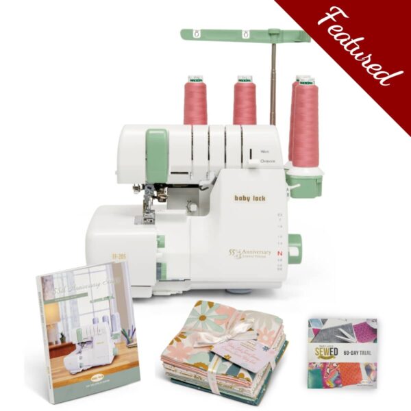Baby Lock 55th Anniversary Model Serger main product image with featured bundle