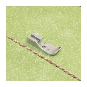 Baby Lock Cording Foot for Triumph with example sewing sample