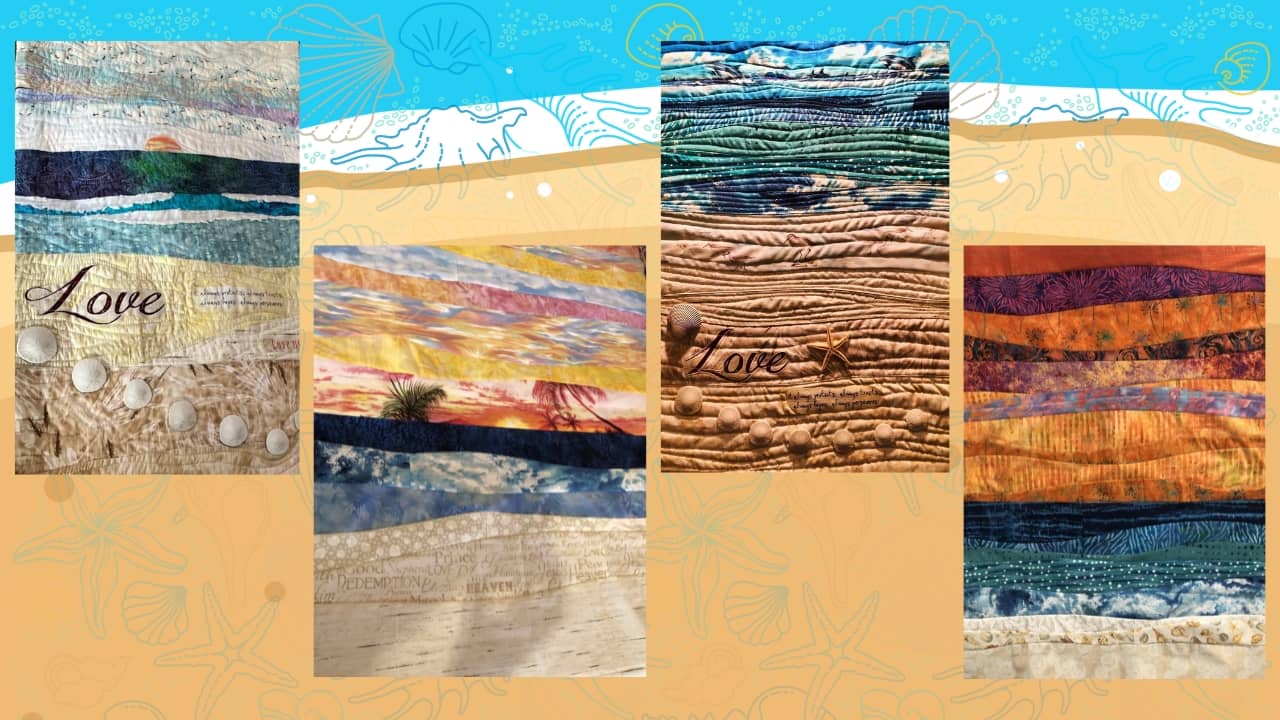 Ocean Art Workshop sample collage