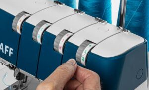 Pfaff Admire 1000 Serger color-coded threading