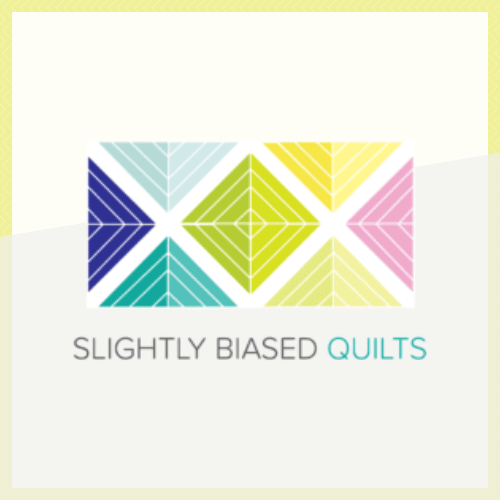 Slightly Biased Quilts logo card