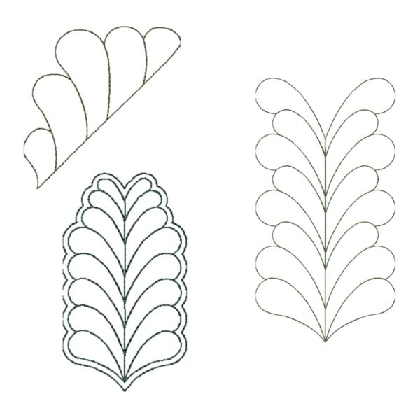 Sew Steady Embroidelee Feather Embroidery Collection