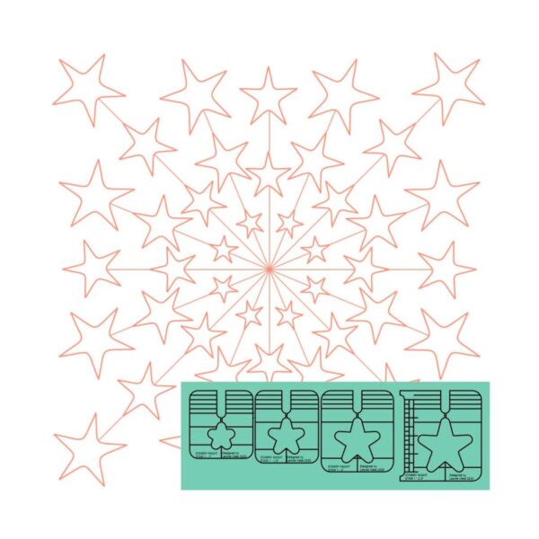 Sew Steady Starry Nights Quilting Templates