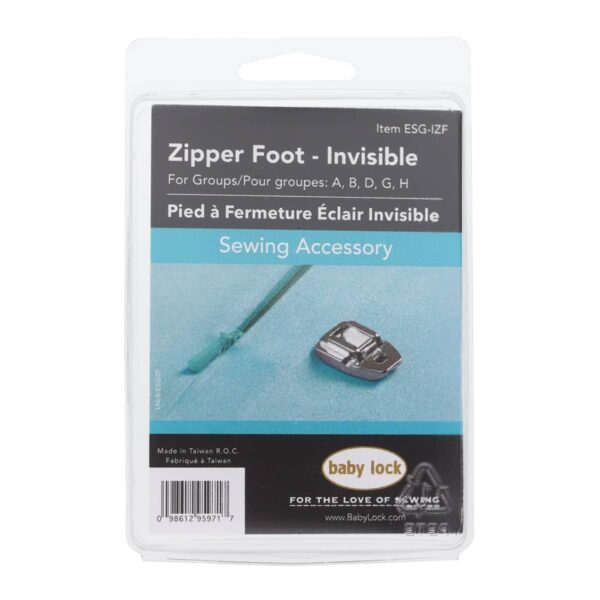 Baby Lock Invisible Zipper Foot