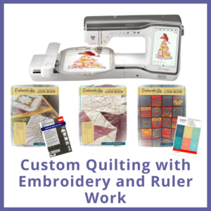 Custom Quilting with Embroidery and Rulerwork