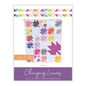 Slightly Biased Quilts Changing Leaves quilt main product image