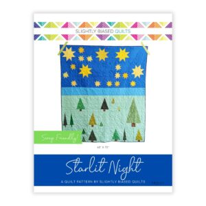 Slightly Biased Quilts Starlit Night quilt main product image