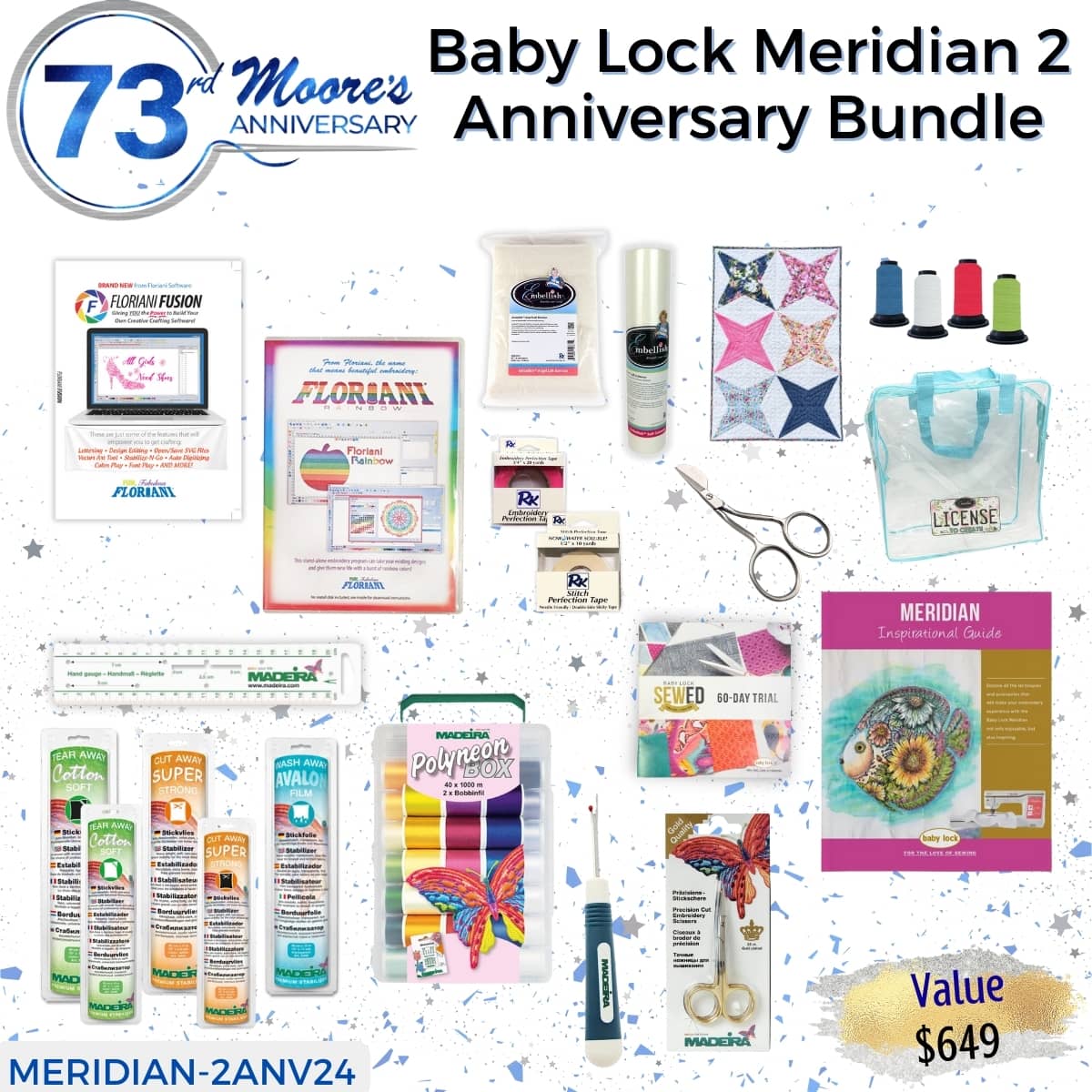 Baby Lock Meridian 2 Bundle Moore's Sewing