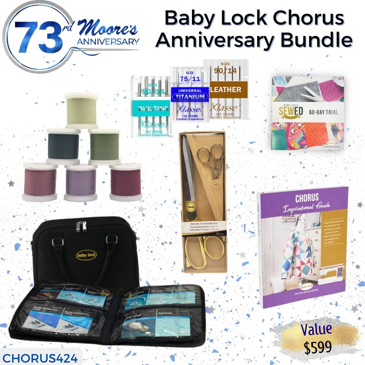 Baby Lock Chorus Bundle Moore's Sewing