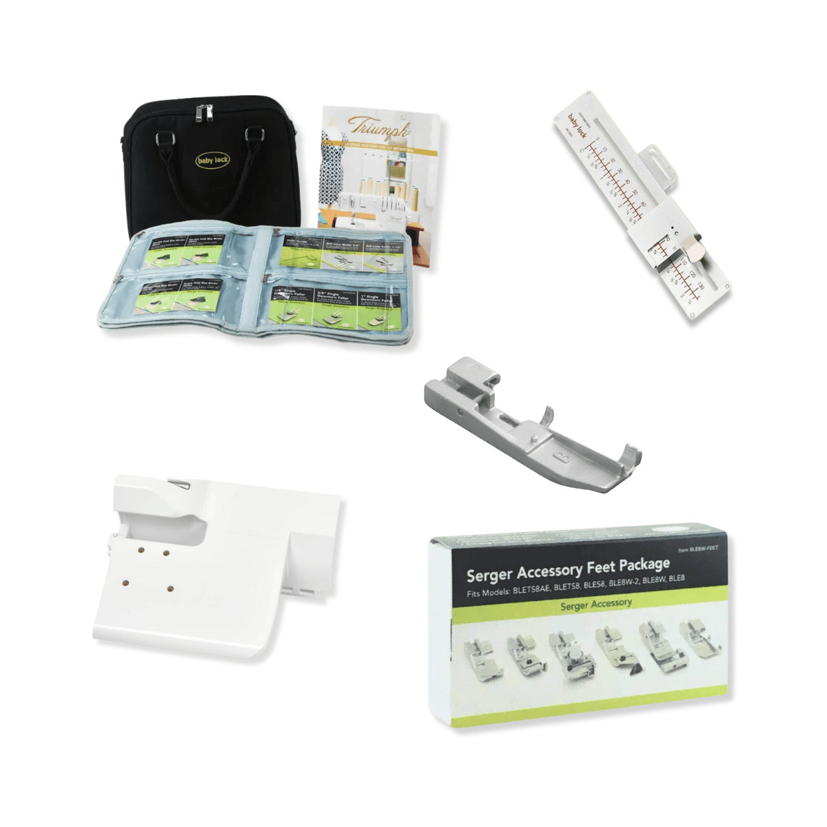 Baby Lock Serger Accessories tag card