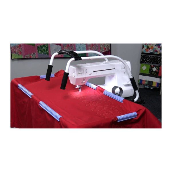 Close up image of Cutie Breeze Tabletop Frame with Baby Lock Jazz 2