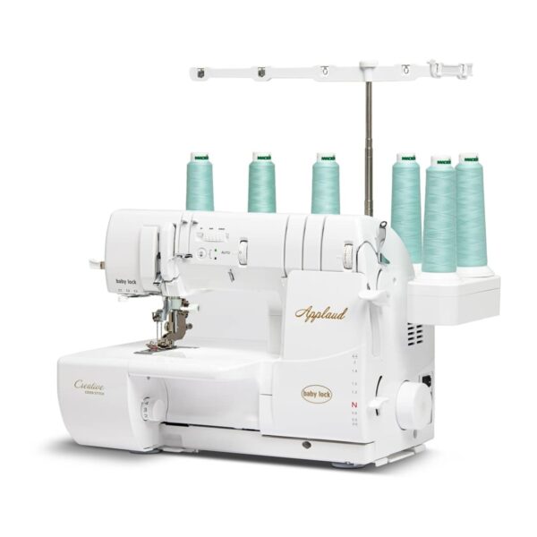 Baby Lock Applaud coverstitch serger left angle view