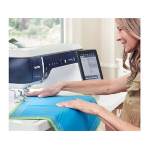Free motion quilting with stitch regulation