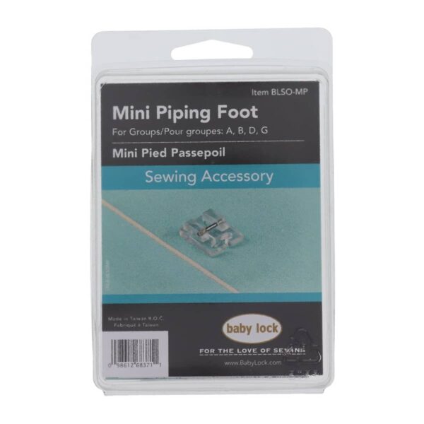 Baby Lock Mini Piping Foot (2mm)