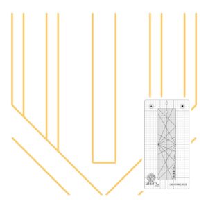 Sew Steady Sariditty Linear Channel Ruler Set main product image