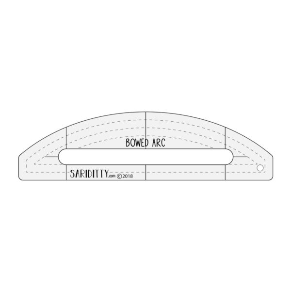Sew Steady Sariditty Bowed Arc Ruler