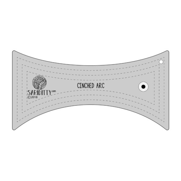 Sew Steady Sariditty Cinched Arc Ruler