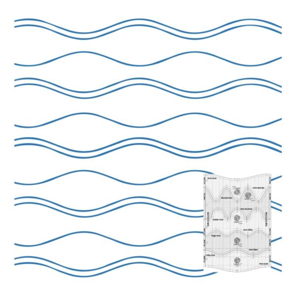 Sew Steady Sariditty Wave Ruler Set main product image