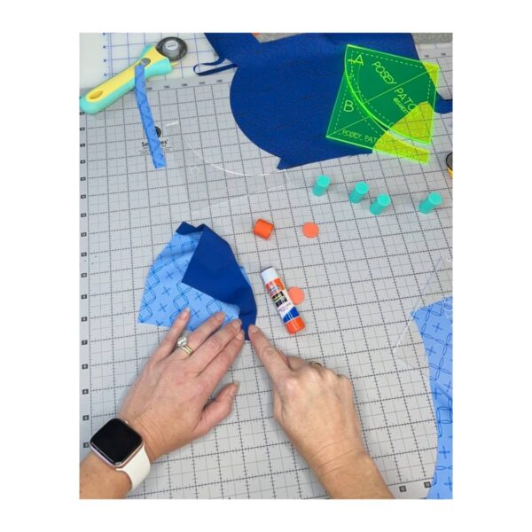 Sew Steady Sariditty Posey Patch and Double Dip cutting with templates