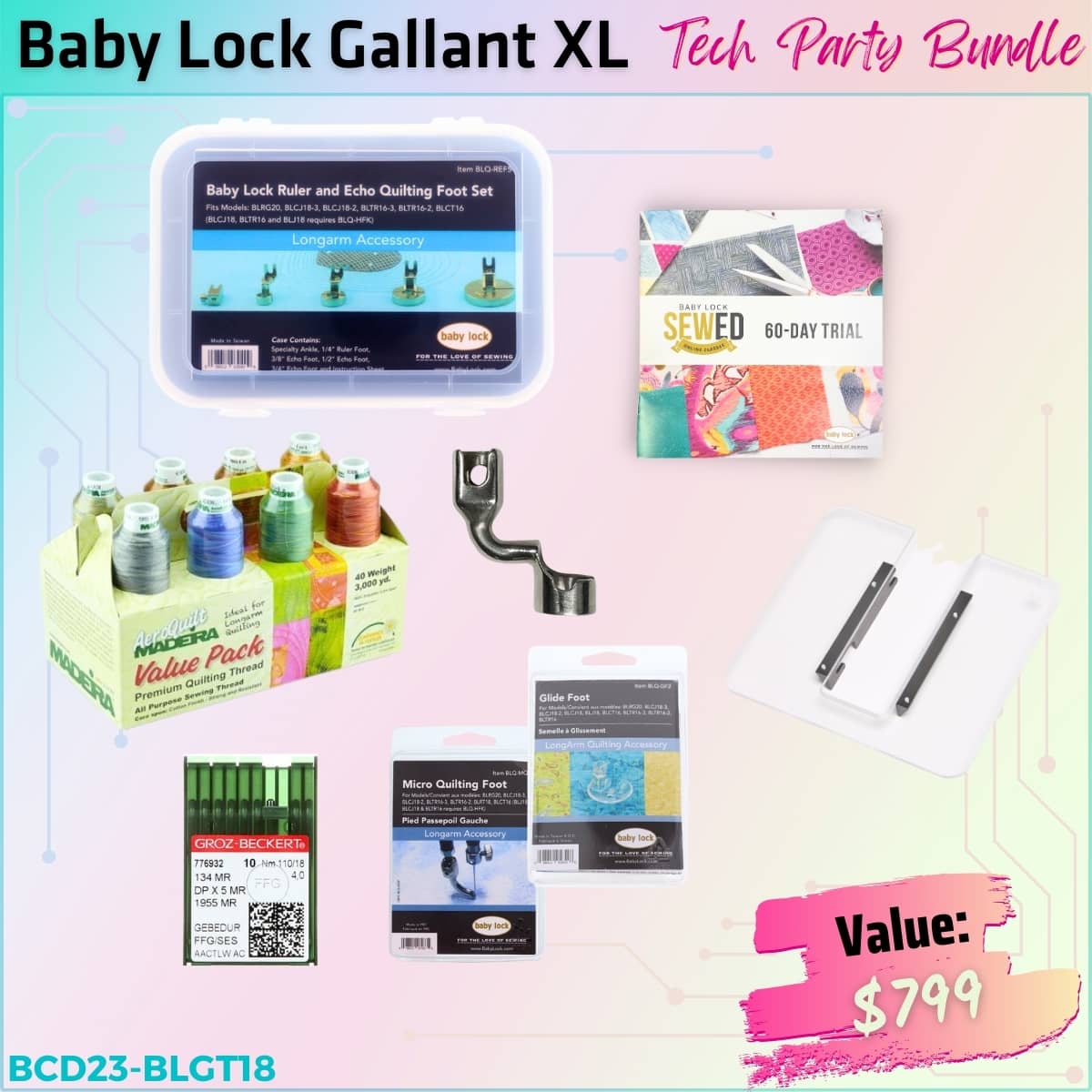 Baby Lock Gallant XL Longarm Quilting Machine - Moore's Sewing