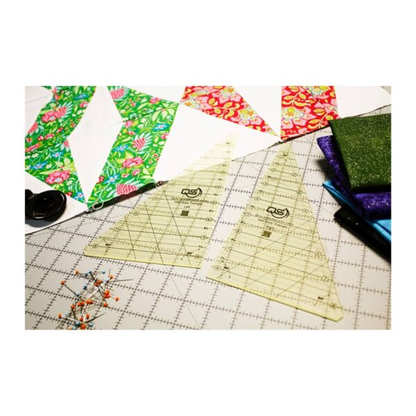 Quilters Select 60 Degree Half Triangle Ruler Set project