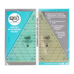 Quilters Select 60 Degree Half Triangle Ruler Set main product image