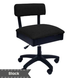 Arrow Hydraulic Chair black fabric
