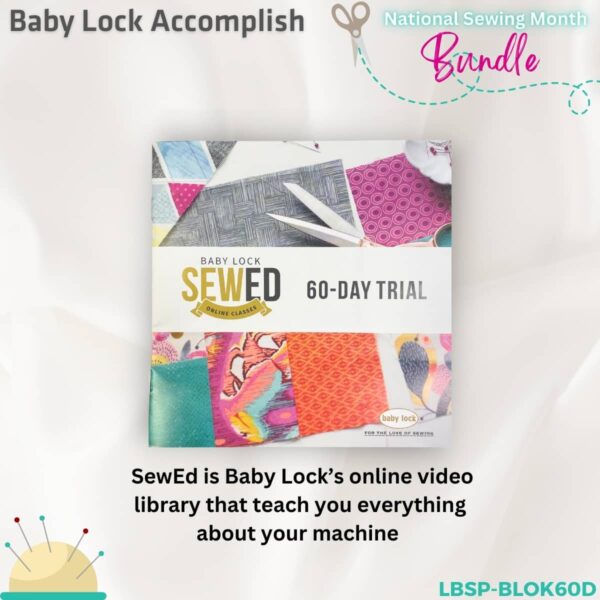 Baby Lock Accomplish Bundle for National Sewing Month