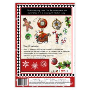 Desiree's Designs Merry Steampunk Christmas design details