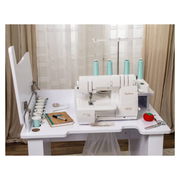 Koala Serger Studio storage under extension