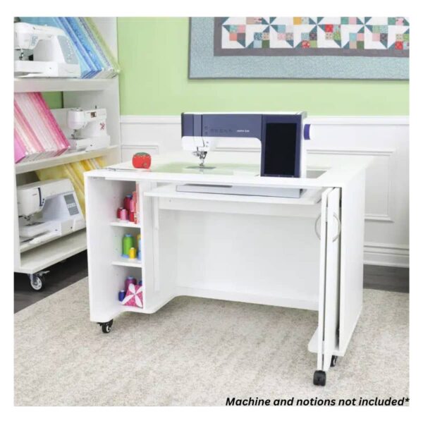 Mod XL Sewing Cabinet lifestyle image with machine