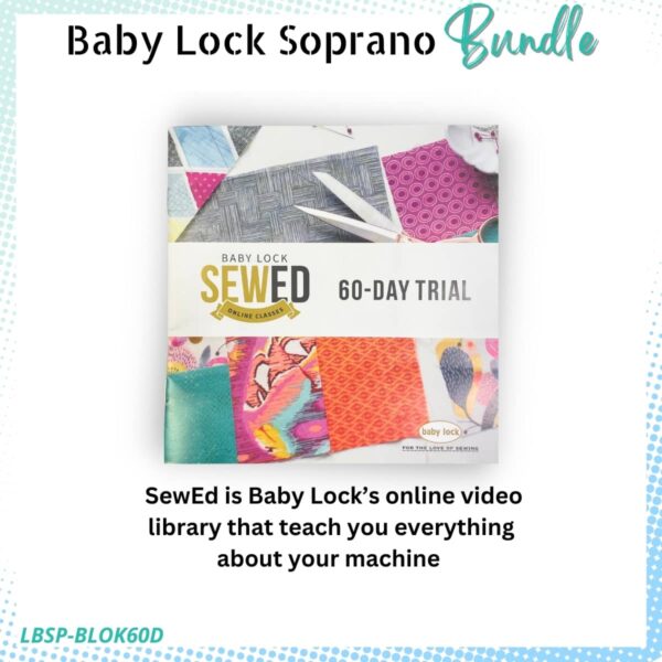 Baby Lock Soprano Bundle for Warehouse Sale