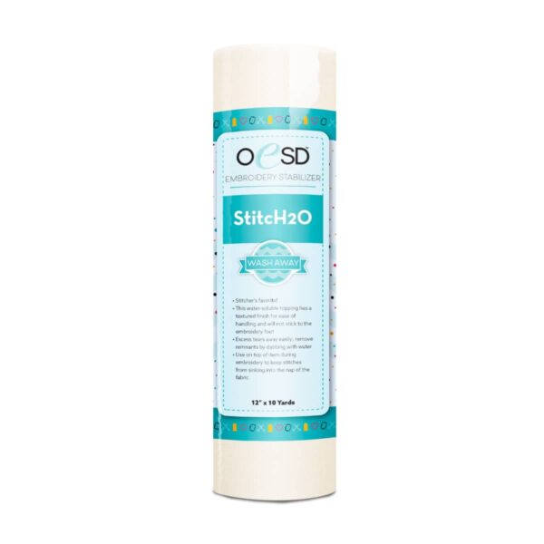 OeSD Stitch H2O Water Soluble Topper 12" x 10 yard roll