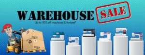 Warehouse Sale landing page banner