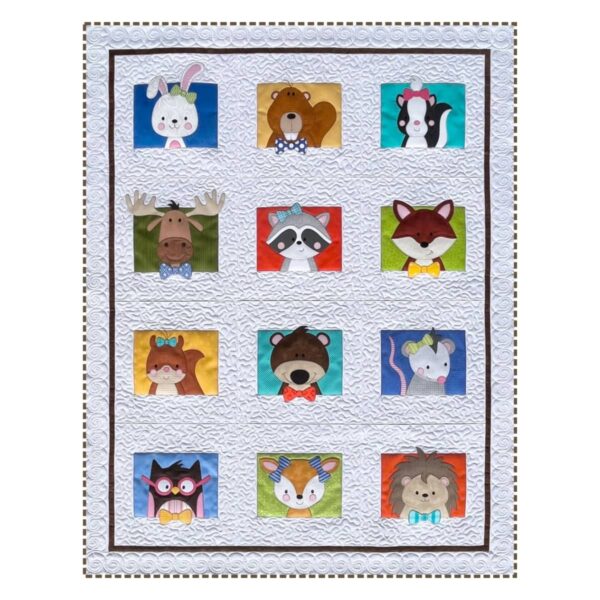 Amy Bradley Woodland Animals Quilt