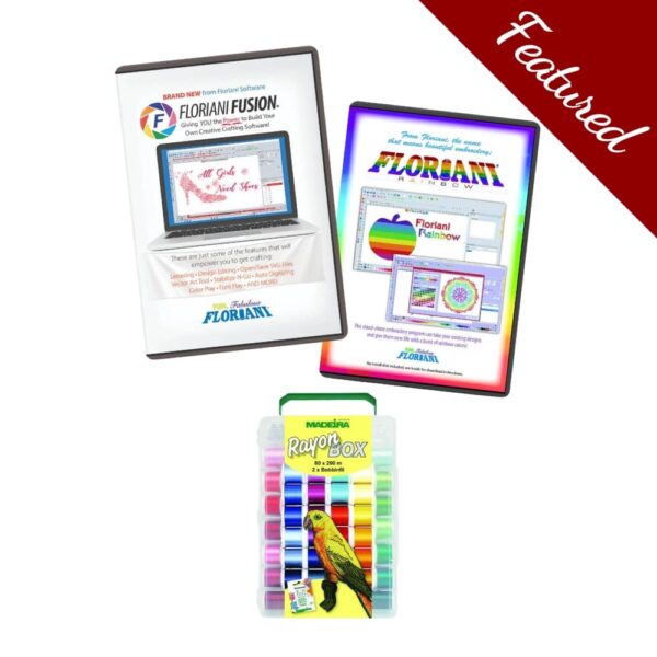 Floriani Fusion with Rainbow Software main product image with featured bundle