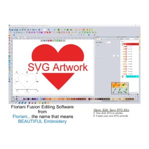 Floriani Fusion software Edit SVG