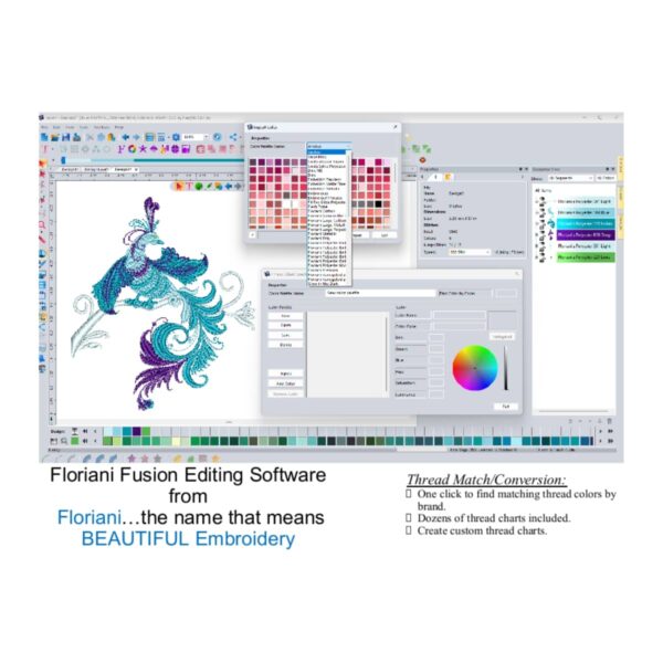 Floriani Fusion software Thread Match