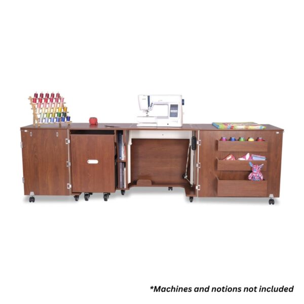 Arrow Aussie II with Electric Lift teak with machine in top position