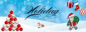 Holiday Savings Home Page banner