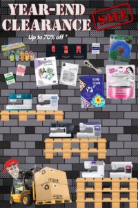 Year End Clearance Sale landing page banner mobile